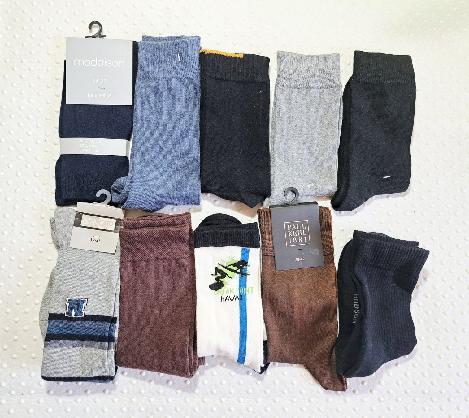 Calze: NEU! Herren Socken Paket 10er Bundle Gr. 39-42 – Nuovo e nell'imballaggio originale da Gysenstein venduto da joshuas81
