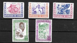 Guinea 1960: Gesundheitspflege Satz postfrisch, hoher KW