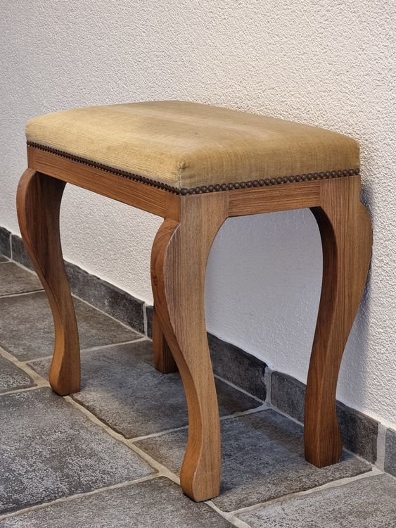 OKAFFAREFATTO Barhocker Aus Massivholz – 67 Cm Hoch, Sitzfläche 30 Cm, Farbe Dunkler Walnuss