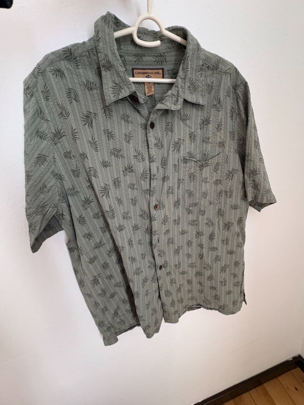 Camicie: Camicia uomo maniche corte, verde (M) – Usato da Bellinzona venduto da dan_m8pc