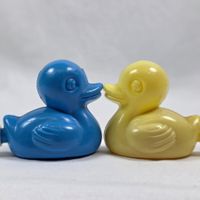 Kamillen Schaumbad Entli, blau und gelb, Vintage, Top!