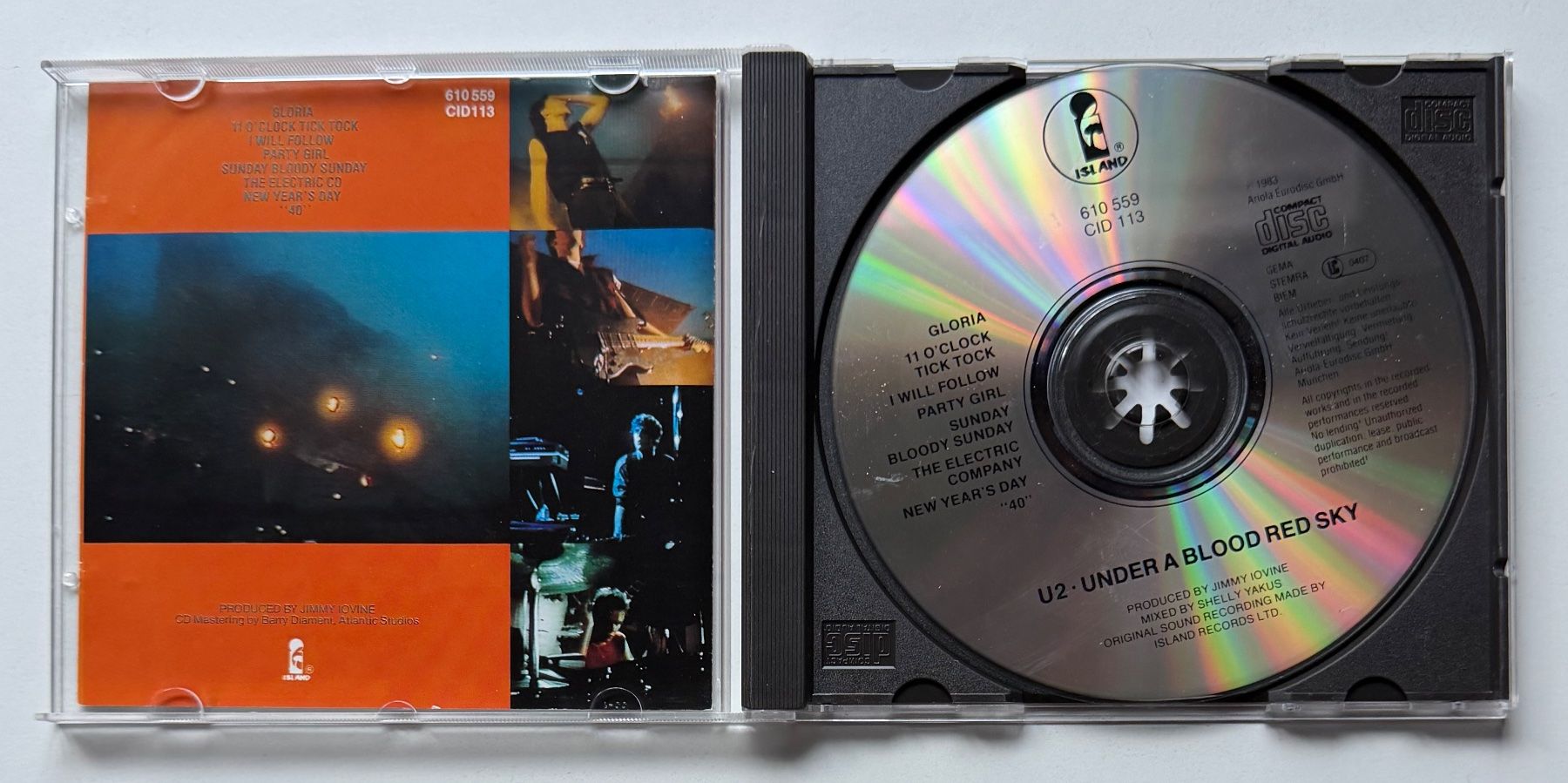 CD: U2 / Under A Blood Red Sky (LIVE) – Usato da Näfels venduto da rottabi 2