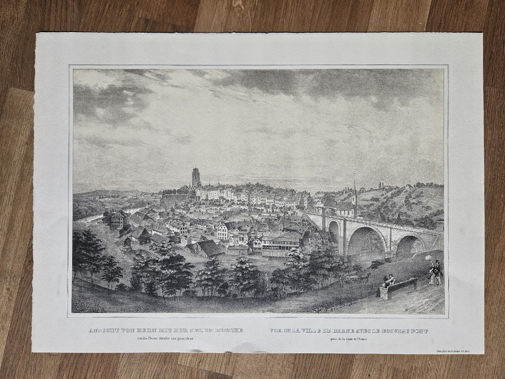 Grafica & Litografie: Ansicht von Bern lithogr  – Usato da Bern venduto da Ciprofloxacina