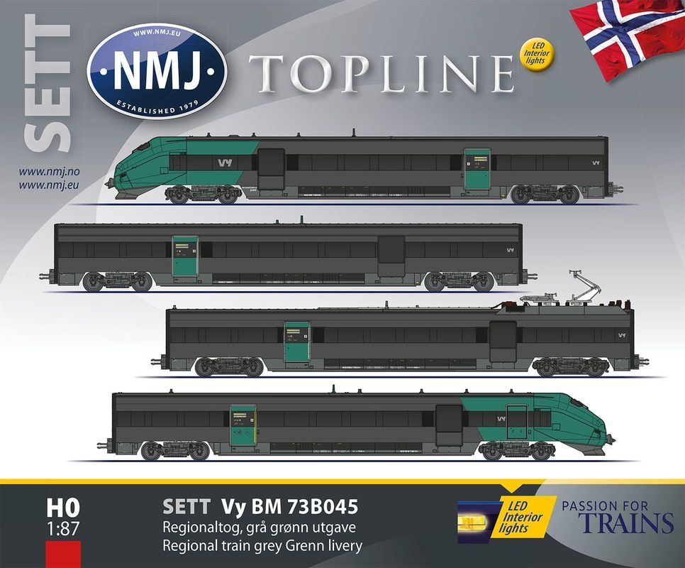 Modellini di ferrovie: NMJ Topline VY BM73B 045, DCC Sound+Innenbeleuchtung – Nuovo e nell'imballaggio originale da Zufikon venduto da thanasak 2
