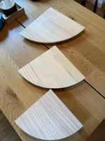 Eckregal aus Holz von TEMU 