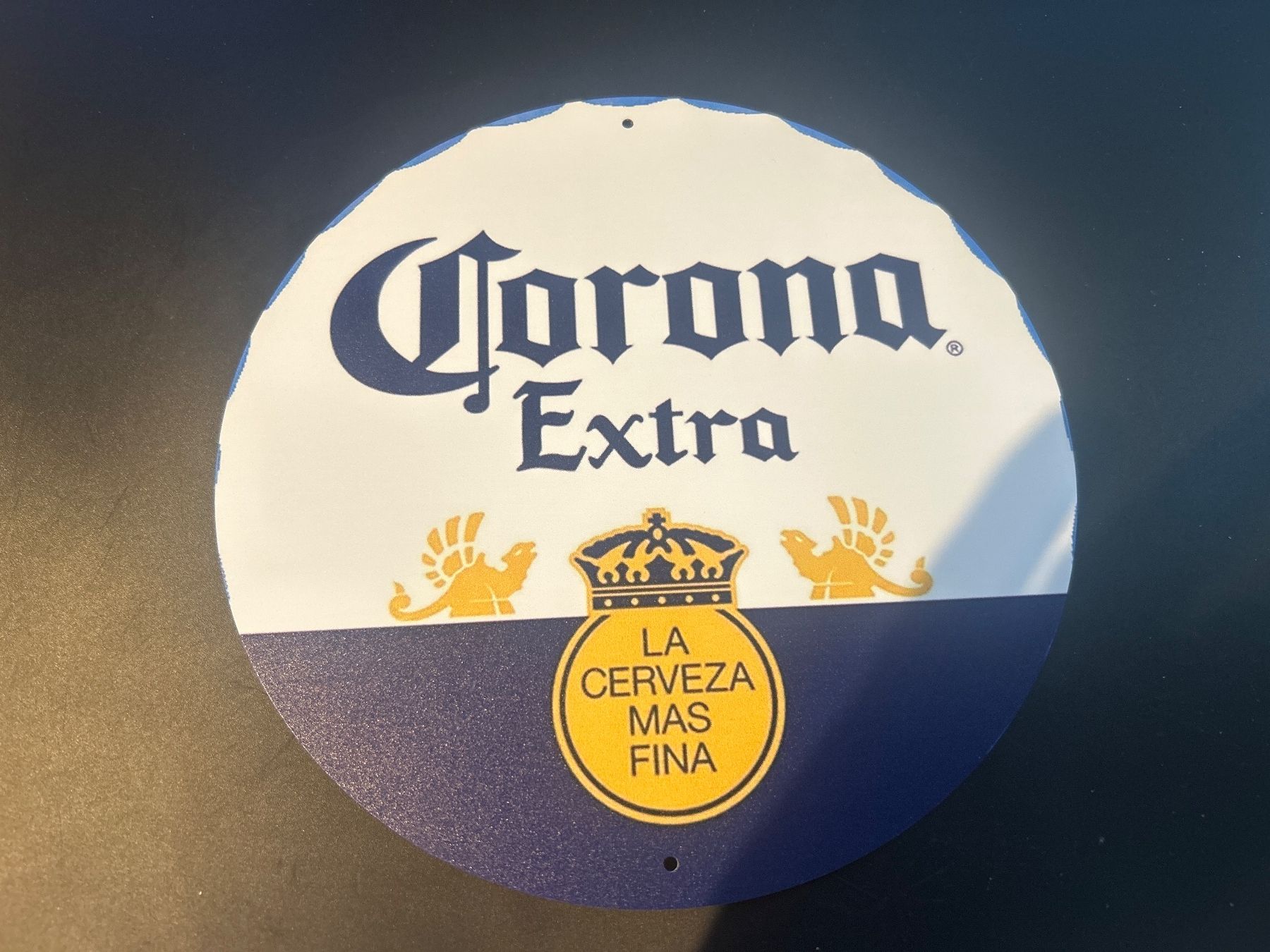 Corona Extra Schilder: Corona Bier Blechschild 20cm – Gebraucht aus Schenkon von Jaimer_91