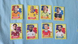 Panini FIFA World Cup 2026 Stickers 8 stück guter Zustand