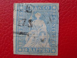 Strubel: 23Ba (23B1) milchgrün, nicht katalogisiert K: 160.-