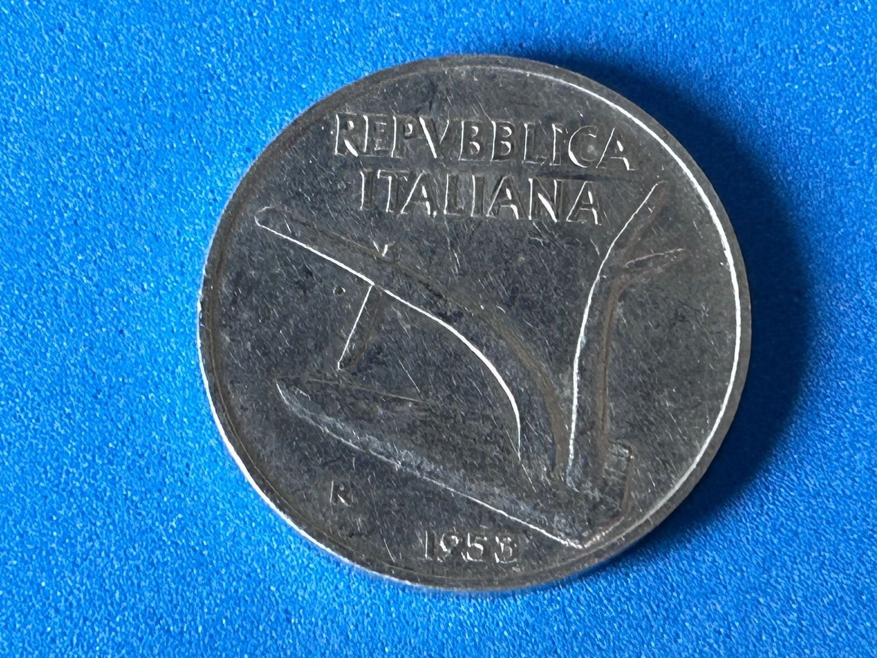 Tutti le monete: Italy - 10 Lire 1953 – Usato da Corcelles NE venduto da AJKader 5