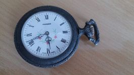 Vintage Parger WATCH Taschenuhr, Swiss Made, schöne Motiv