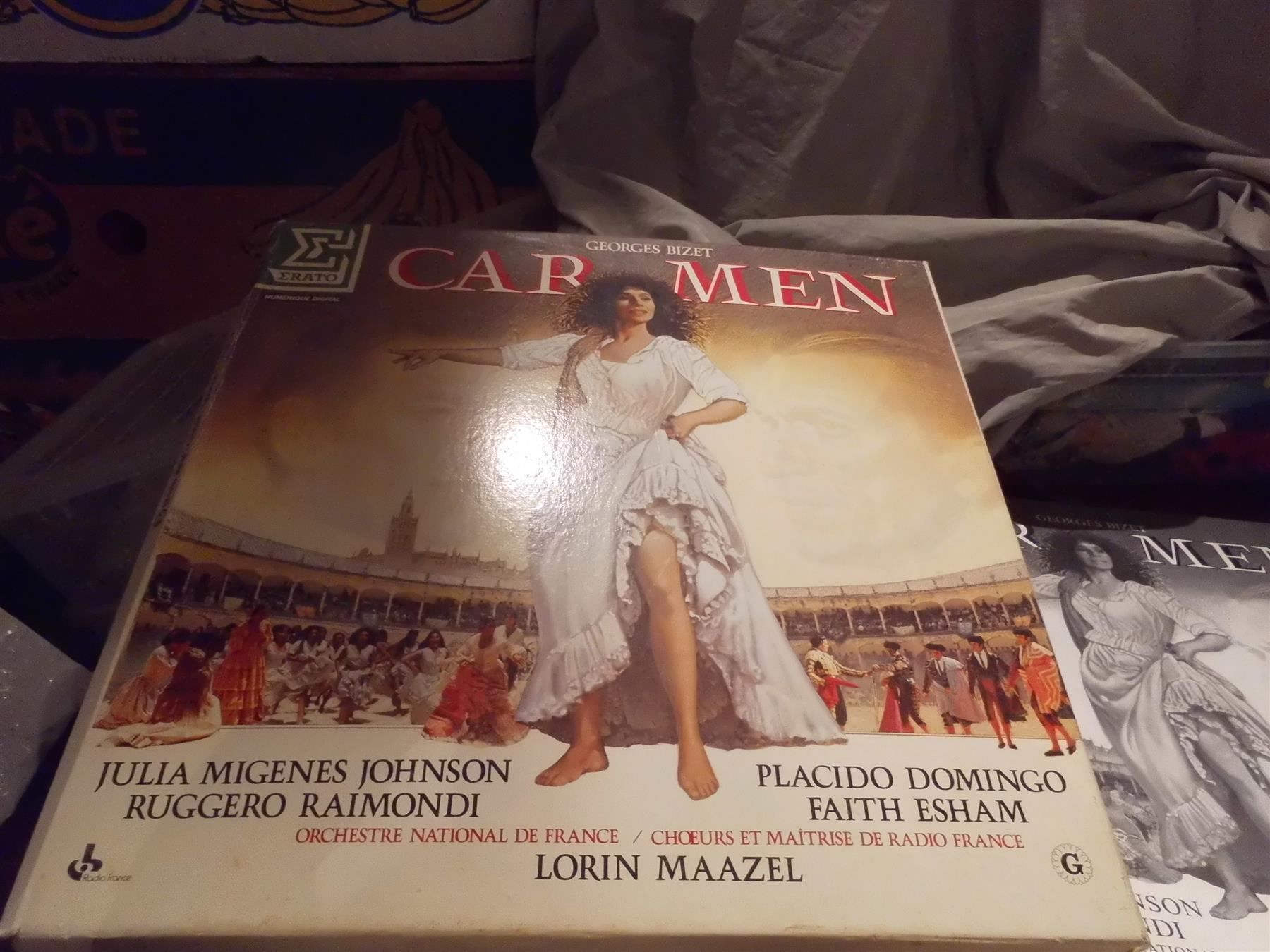 Dischi in vinile: Schallplatte Carmen Bizet, 3 Schallplatt – Usato da Zürich venduto da abraxas1291