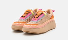 STEVE MADDEN DOUBLETAKE - Sneaker low - natural/orange - 41