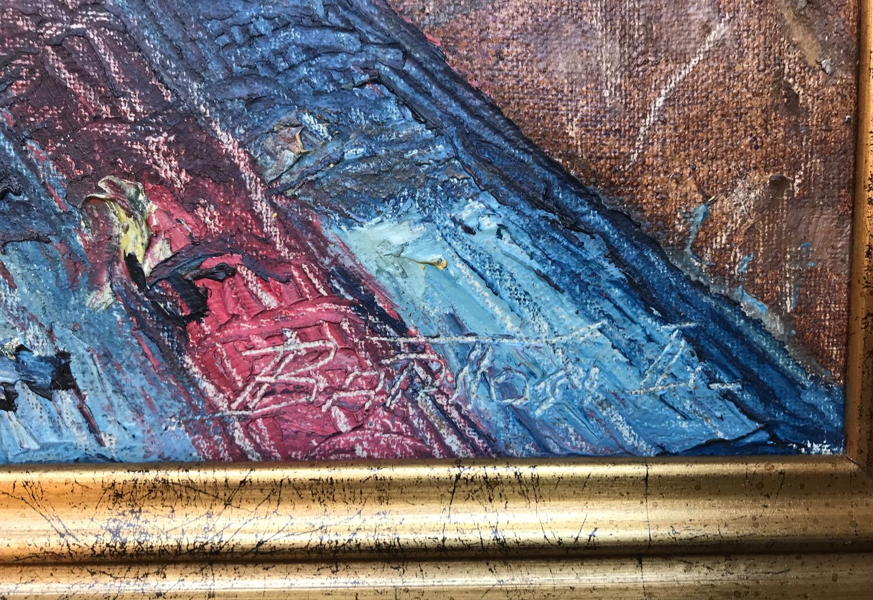 Dipinti: UNGARN ÖL GEMÄLDE  Endre BARTOS 1930-2006 – Usato da Zürich venduto da Artnuvo 7