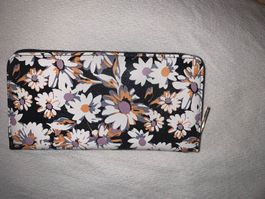 Portemonnaie Portmonee Tasche Blume mit Fächern
