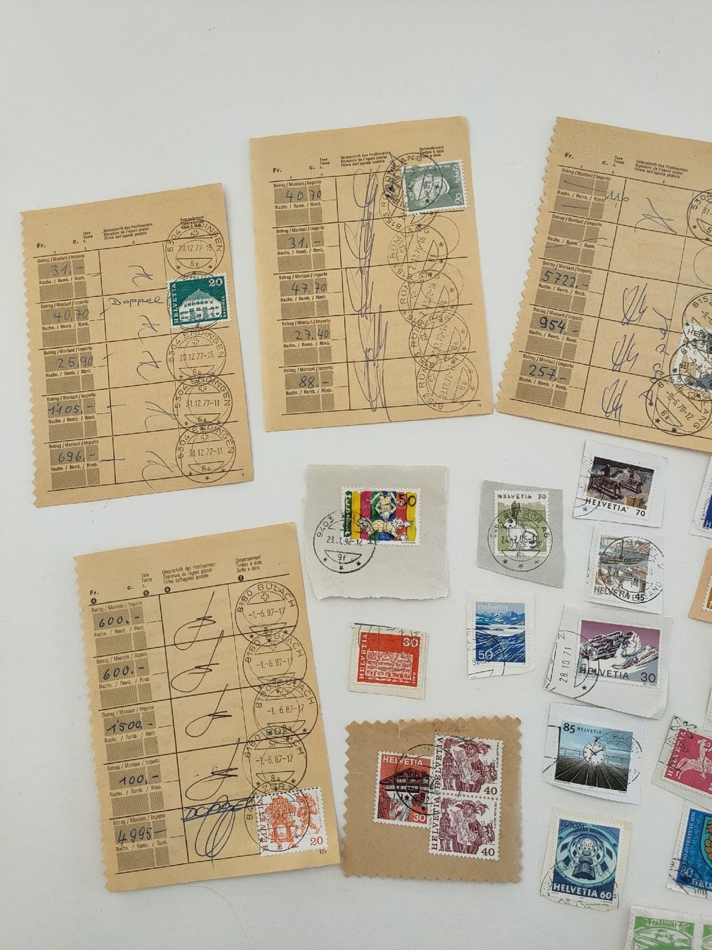 Tutti i francobolli: Briefmarken-Sammlung - Marken ab ca. 1971 &  alte Postdoppel – Usato da Gipf-Oberfrick venduto da minini 1