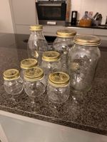 Quattro Stagioni Gläser Flaschen Set Glas inkl. Deckel