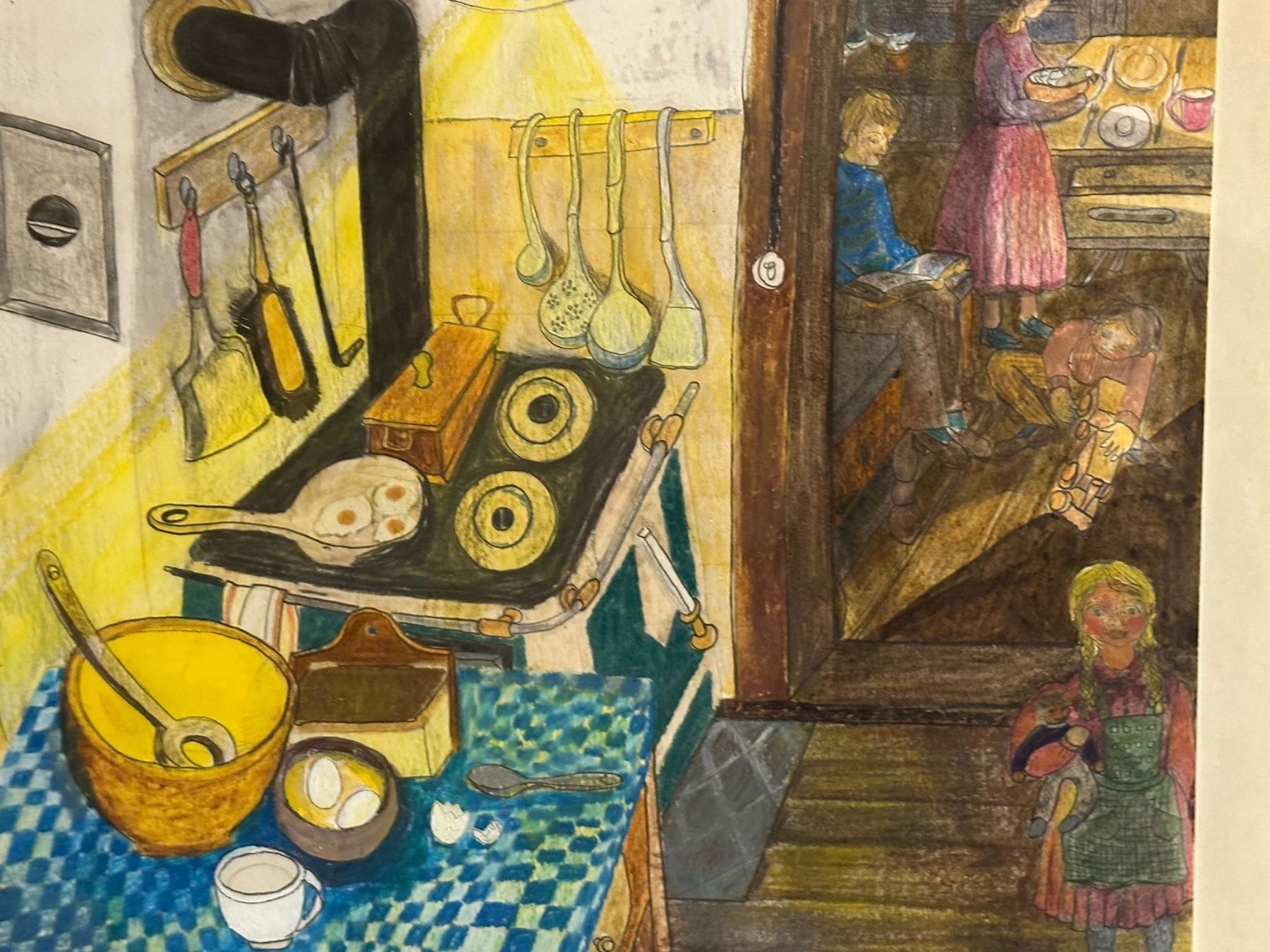 Gemälde: Gemälde "Dinne" 44.5 x 37 cm – Gebraucht aus Solothurn von  2