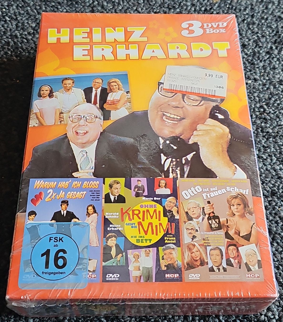 Tutti i DVDs: Heinz Erhardt 3 DVD Box Neuverpackt – Nuovo e nell'imballaggio originale da Ruswil venduto da jan_bxl5