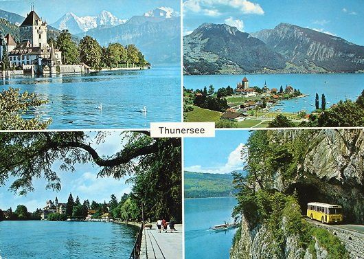Cartes postales: THUNERSEE Postauto – D'occasion à Jona par philajona 1