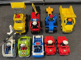 Lego Duplo Fahrzeuge Set: Polizei, Traktor & mehr!