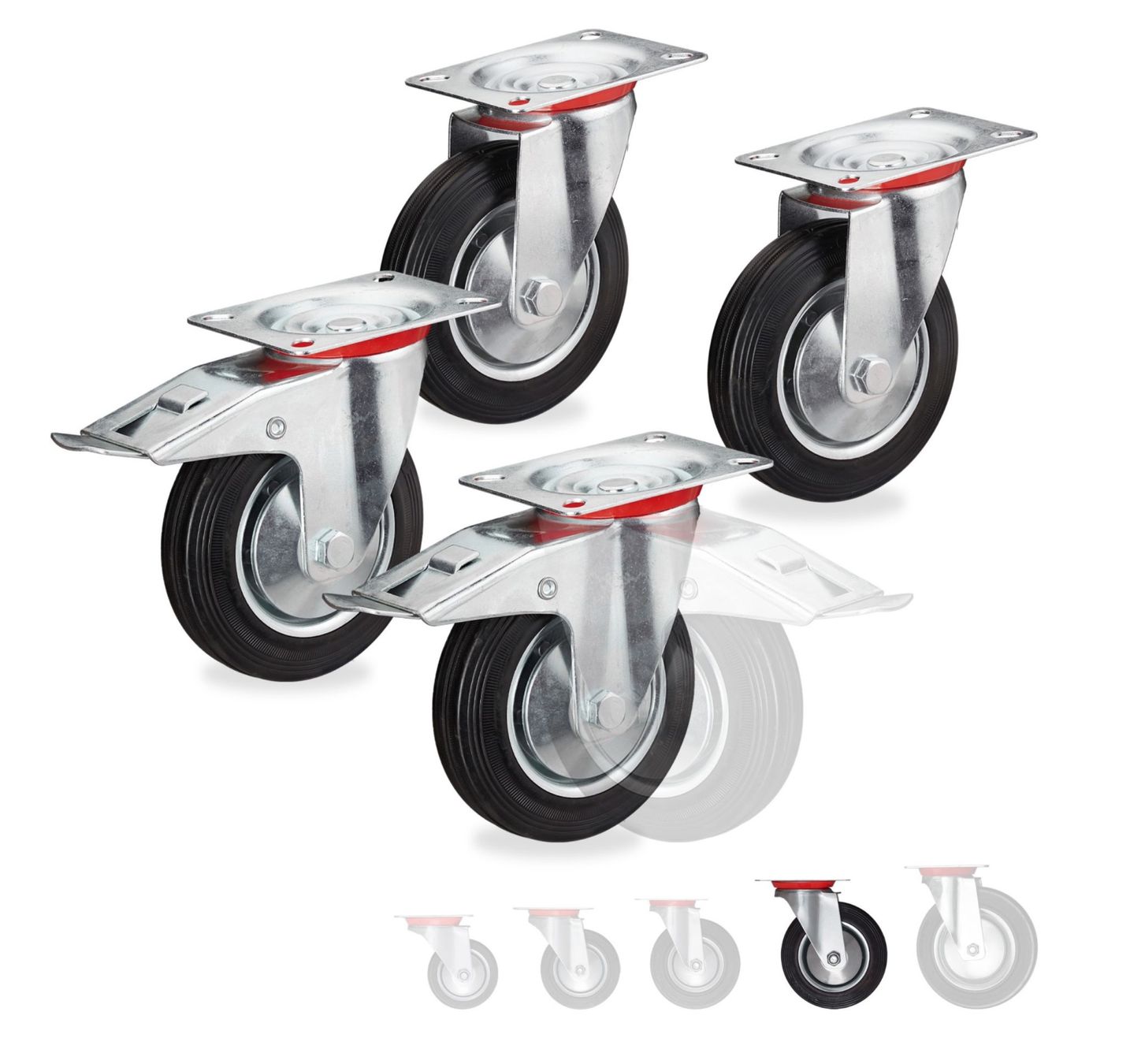 Altro per stoccaggio & trasporto: Schwerlastrollen 4er Set 160 mm – Nuovo e nell'imballaggio originale da Bülach venduto da StoreInShop