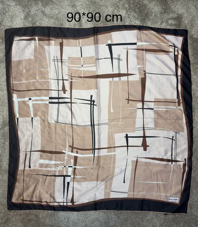 Foulard vintage Rosa Parks 100% soie 90x90 cm