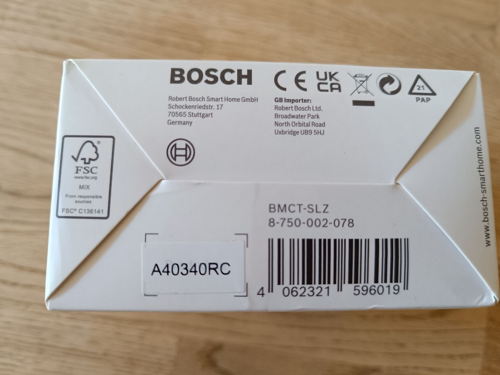 Bosch Systèmes de contrôle: Smart Schalter Bosch BMCT-SLZ – D'occasion à Basel par Tisba_swiss 1