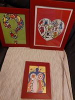 5 tableau de photo d'art mural à table avec cadre et sans