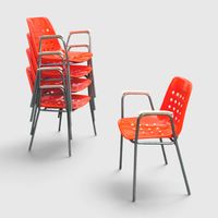 Mazuvo Bermuda Gartenstuhl // Orange // 6 verfügbar