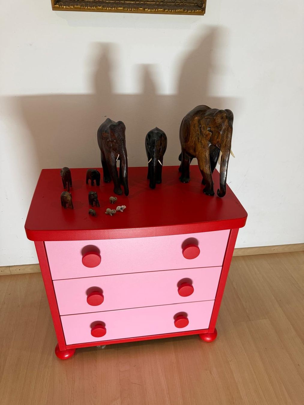 Statuette: Elefanten aus Holz - Sammlung – Usato da Horgen venduto da pinod1 2