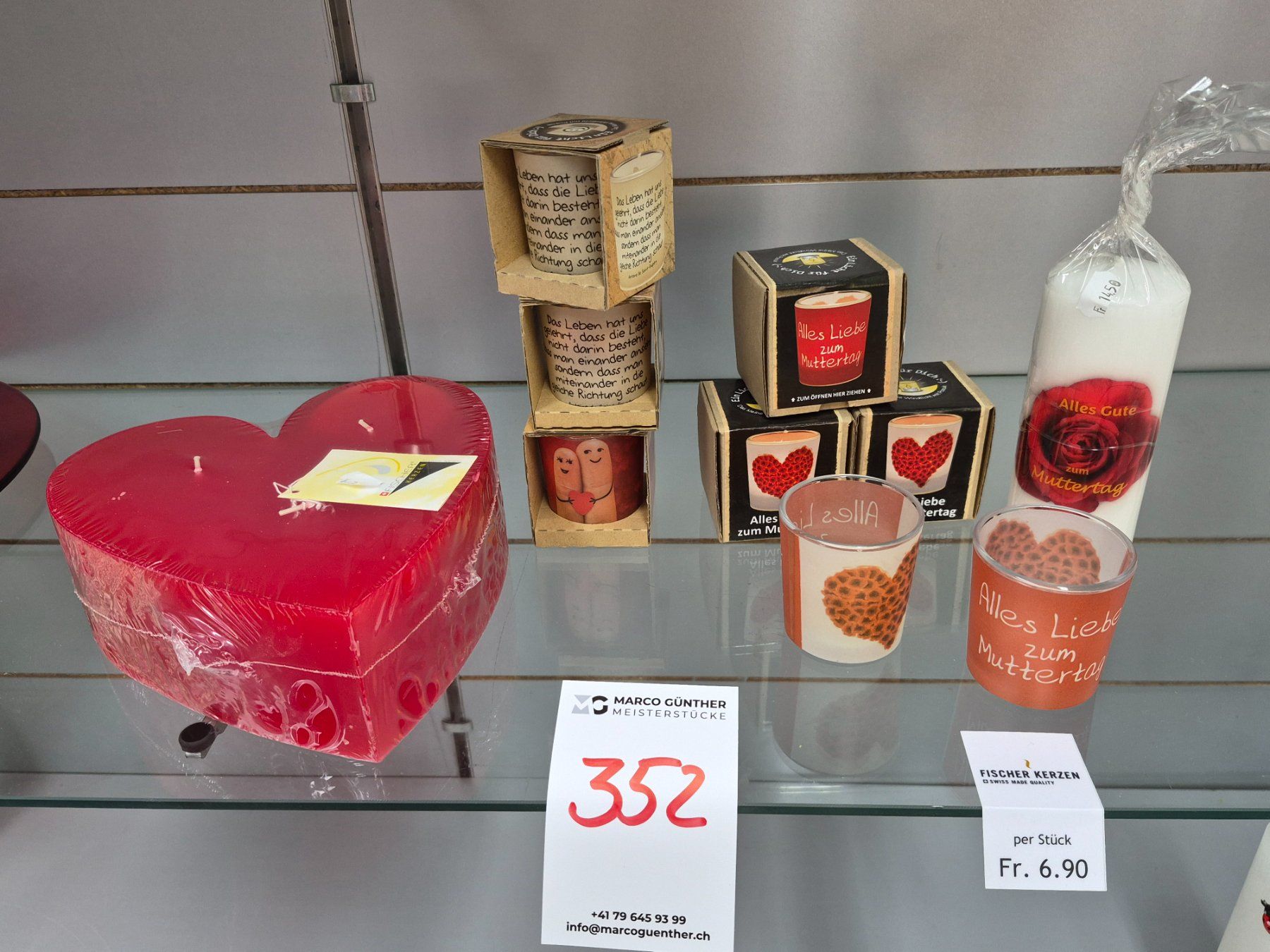 Kerzen: 352 Posten Kerzen & Deko aus Liquidation – Neu (gemäss Beschreibung) aus Derendingen von Meisterstuecke