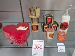 352 Posten Kerzen & Deko aus Liquidation