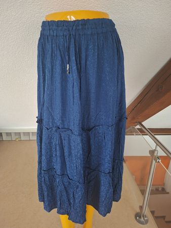 Stufenrock mit Muster aus 100% Rayon Grösse 1 Size