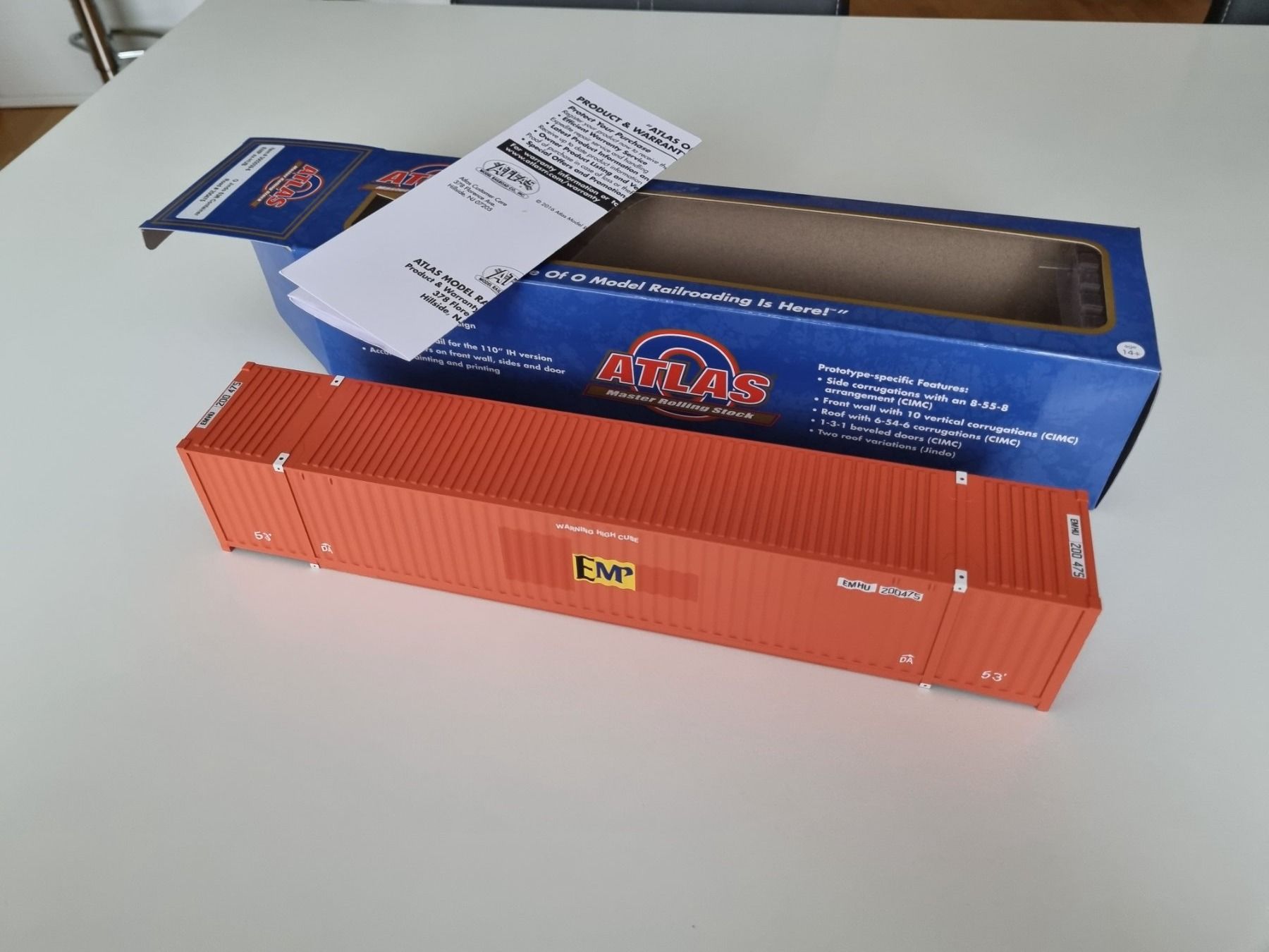Modellbausätze & Standmodelle: Container Atlas Spur 0 53 Fuss – Gebraucht aus Gossau SG von freighttrain 5