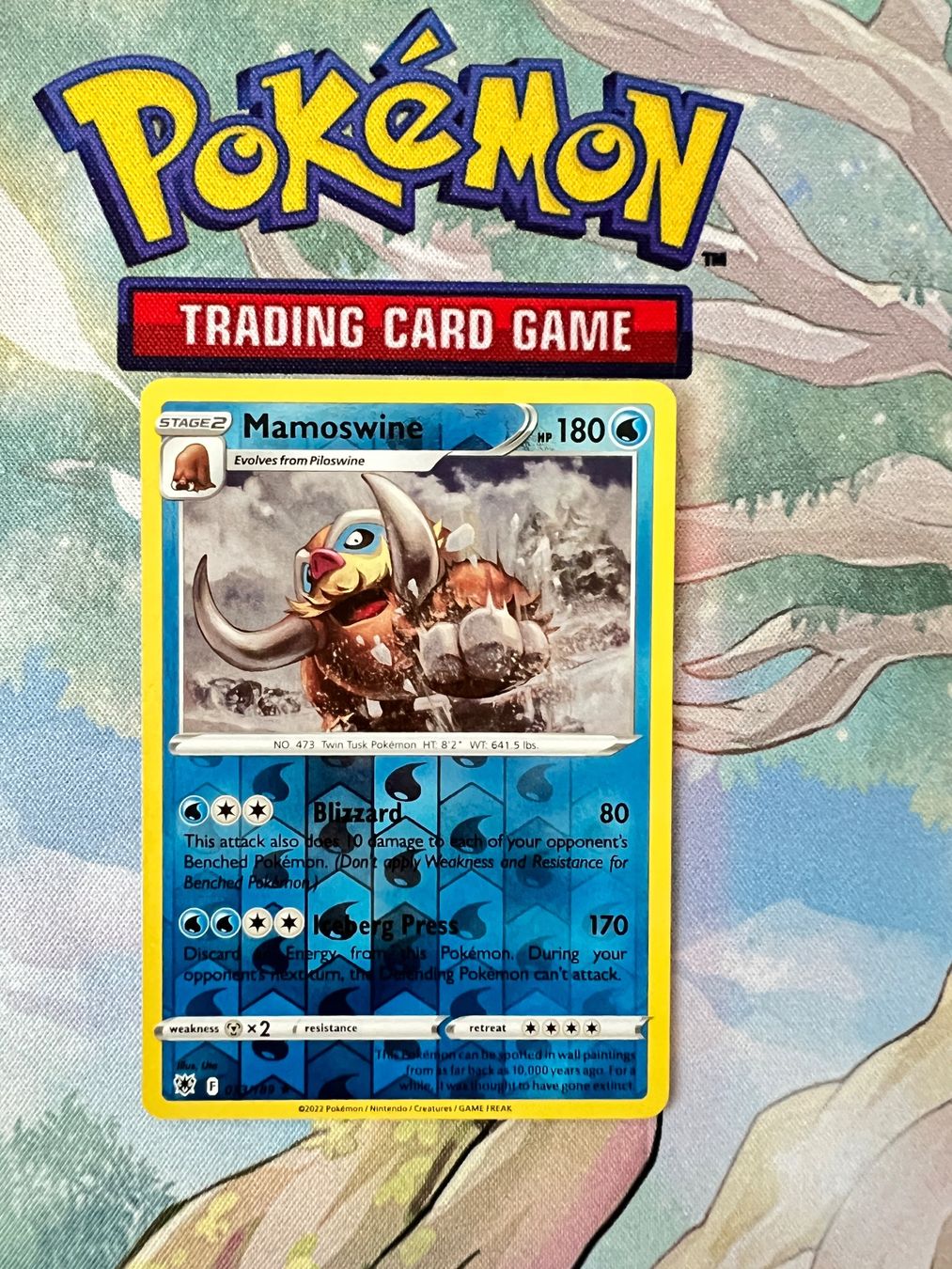 Karten: Mamoswine Reverse Holo Astralglanz 033/189 – Gebraucht aus Sempach von R-G