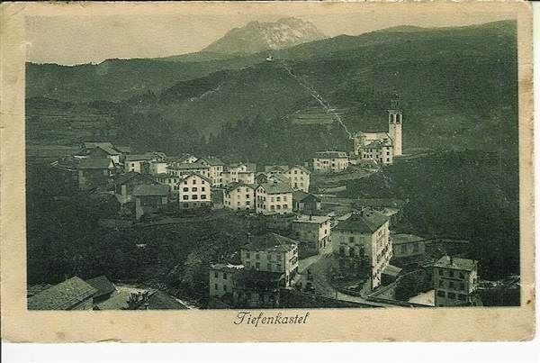 Cartoline postali: Tiefenkastel GR  ca. 1920 mit Altersspuren  Bug – Usato da Ennetmoos venduto da Ambuman