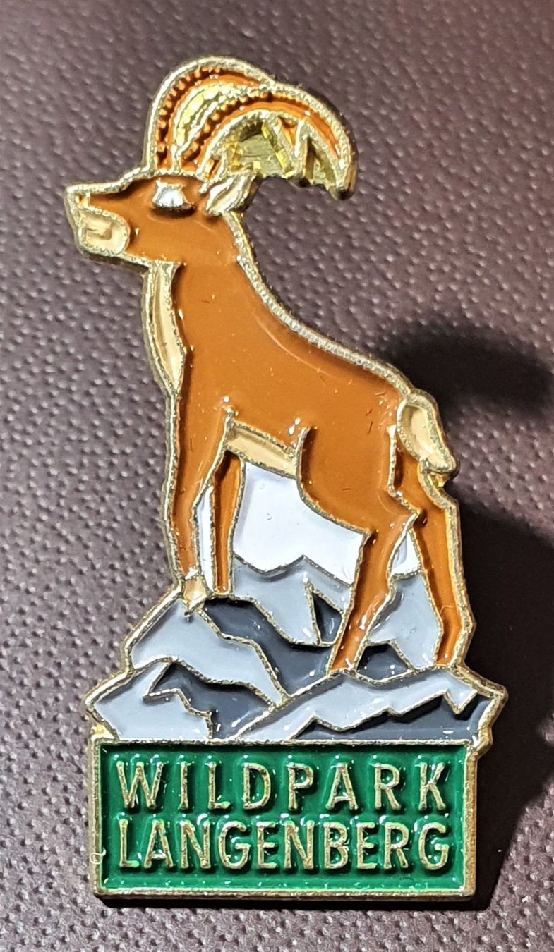 Placchette & Badge: Q605 - Pin Wildpark Langenberg Sihlwald - Steinbock – Usato da Reinach BL venduto da Boston-Verkauf
