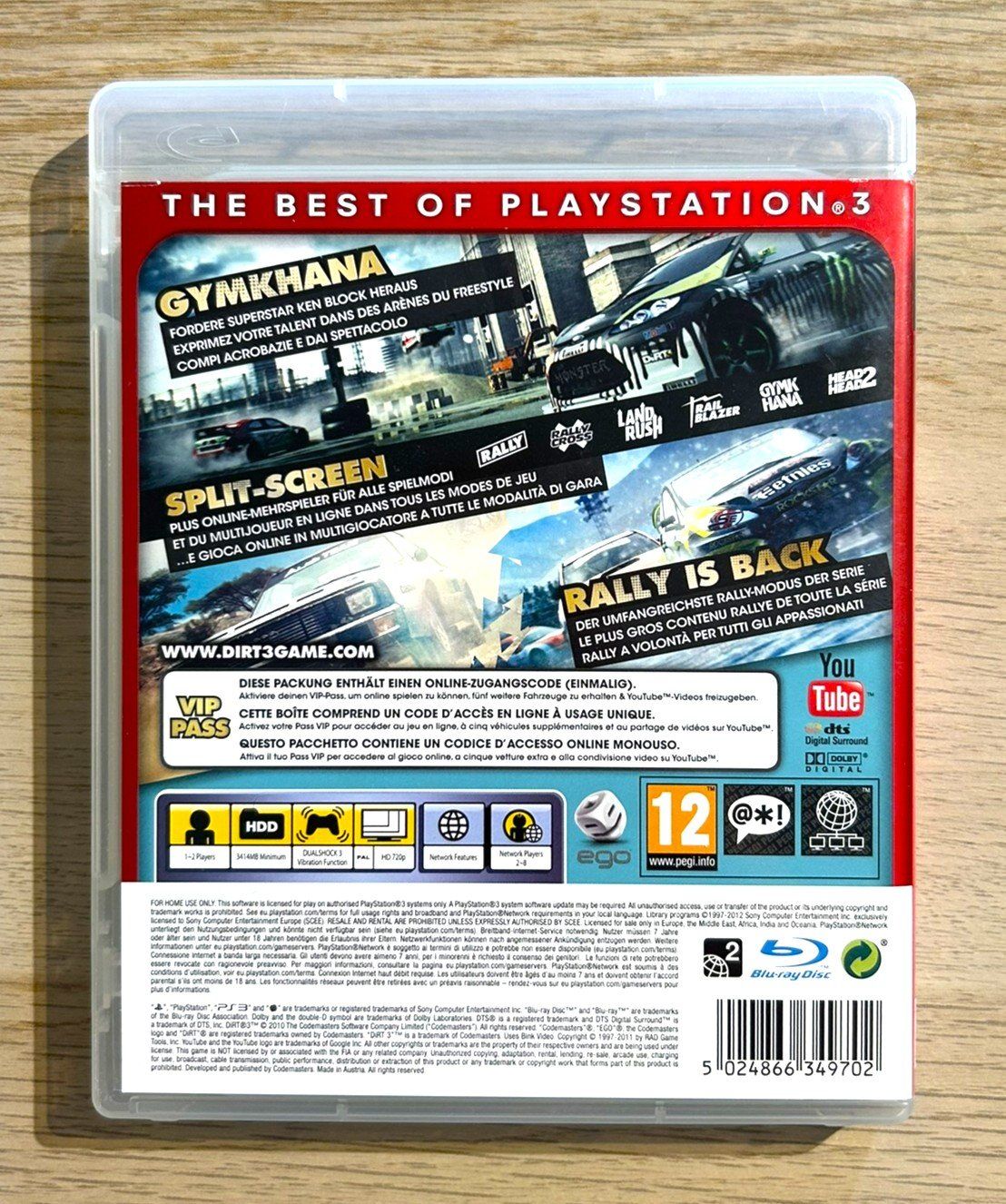 Sony Jeux: DiRT 3 PS3 – D'occasion à St. Gallen par Alpine.Arcade 1