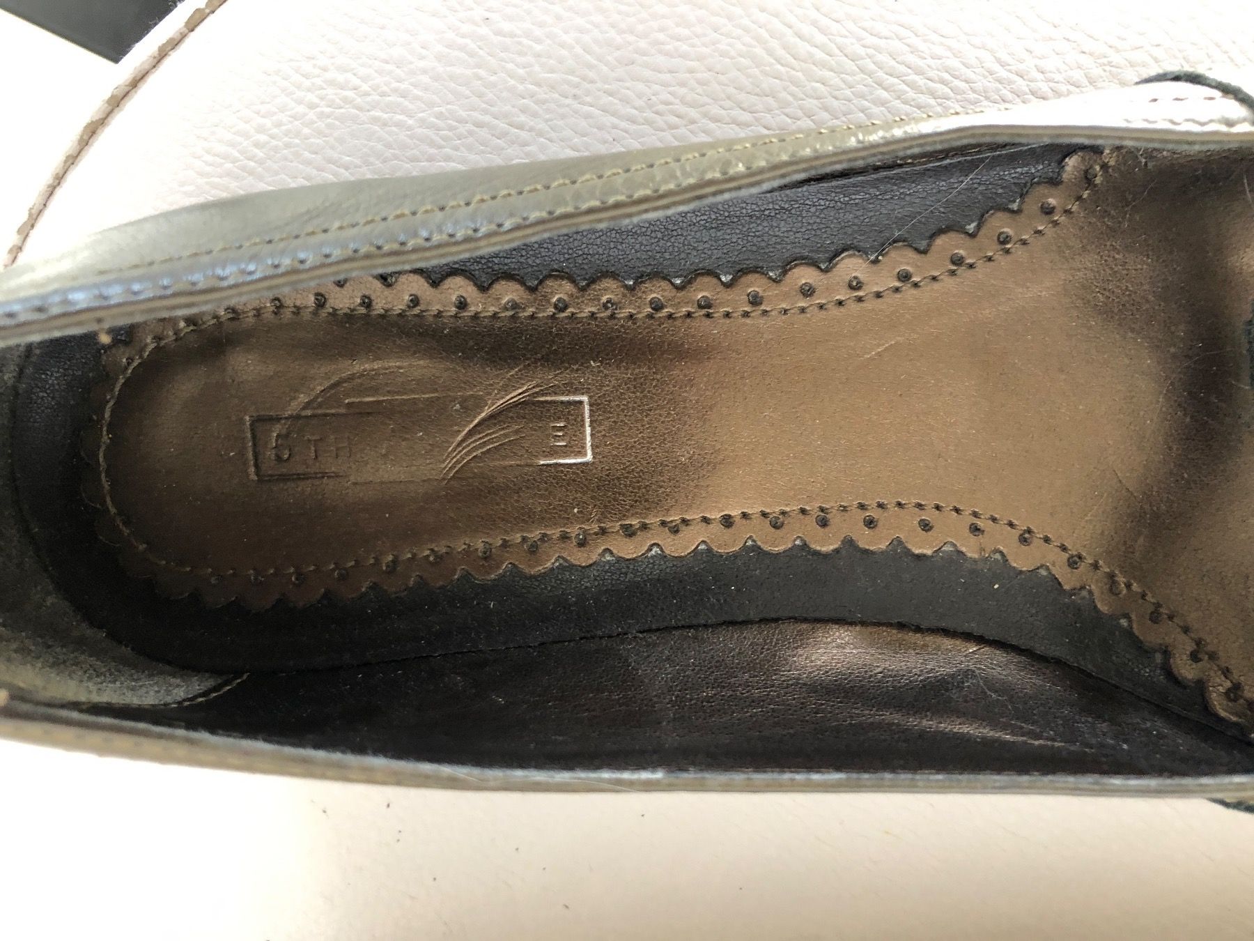 Damenschuhe: Ballerines vert olive 5th Avenue taille 37 tout cuir – Neu (gemäss Beschreibung) aus Coppet von Vanessamode 7