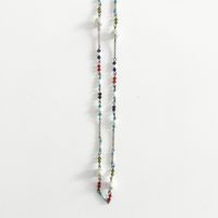 Collier Multicolore - Rouge, Blanc, Bleu, Noir
