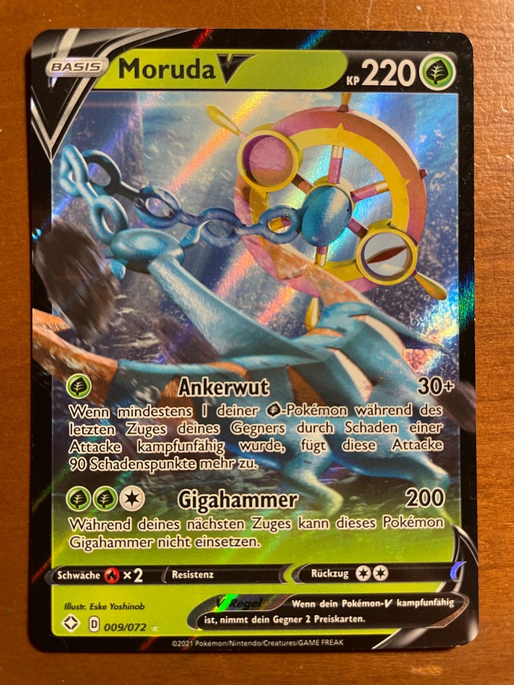 Pokémon Carte collezionabili: Pokemon Moruda V (Versand gratis) – Nuovo (secondo la descrizione) da Chur venduto da Angerson