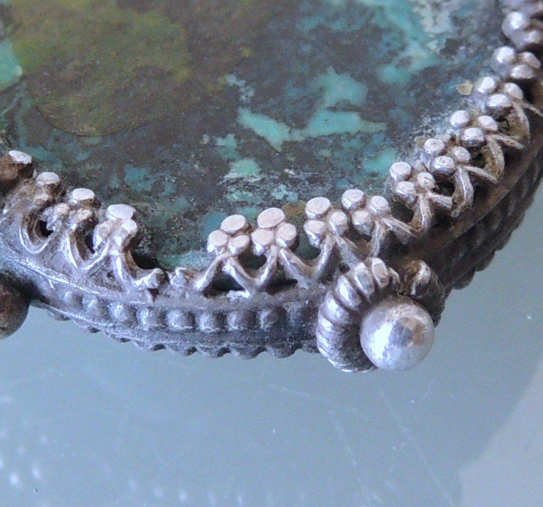 Armbänder & -reifen: Chrysokoll Silber 925 Armspange – Gebraucht aus Waldenburg von schaller707 6