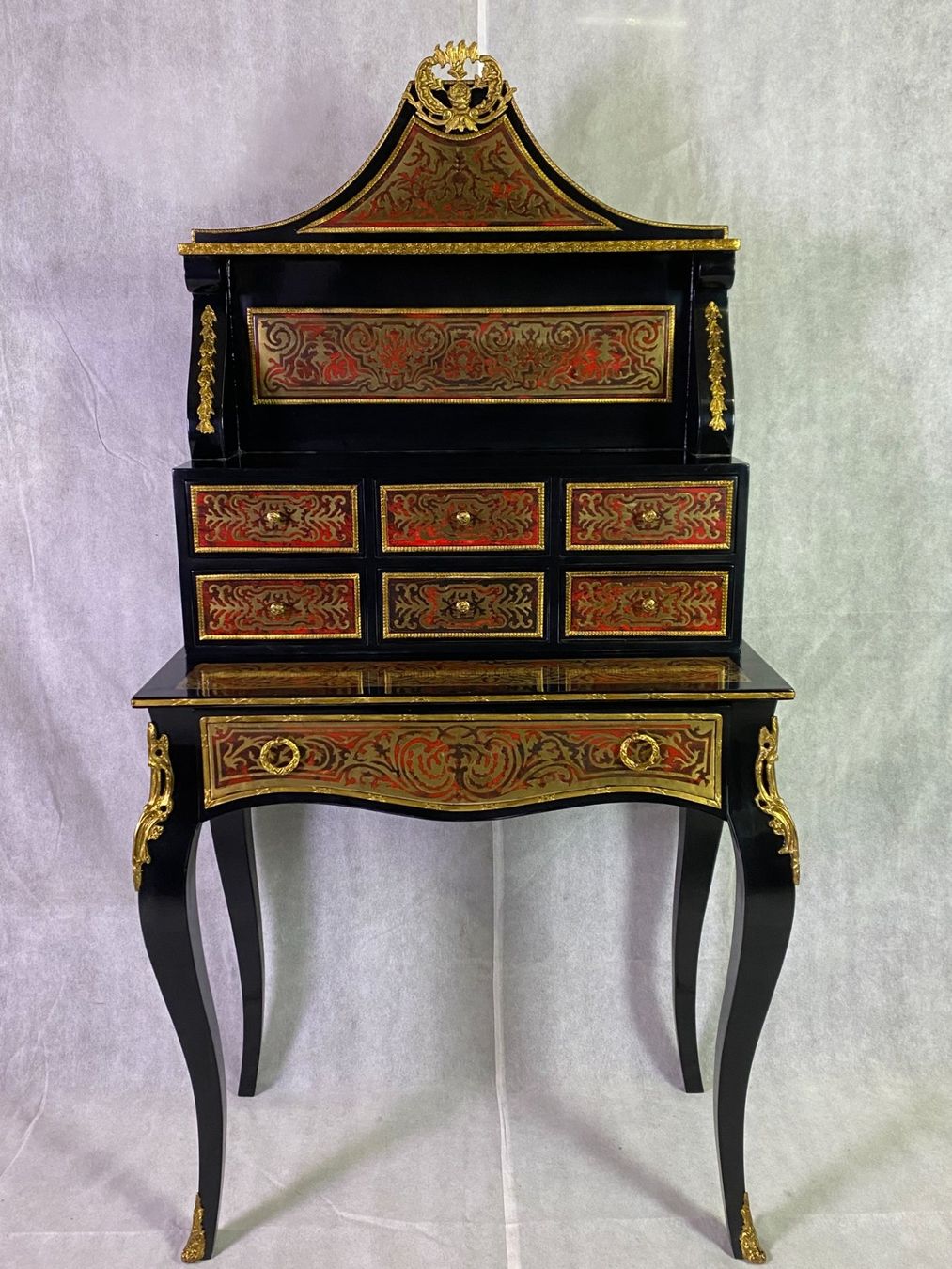 Schreibtische: Secrétaire style André Charles Boulle, – Gebraucht aus geneve von louisart 7