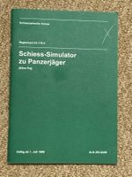 Reglement: Schiess-Simulator zu Panzerjäger - CH Armee