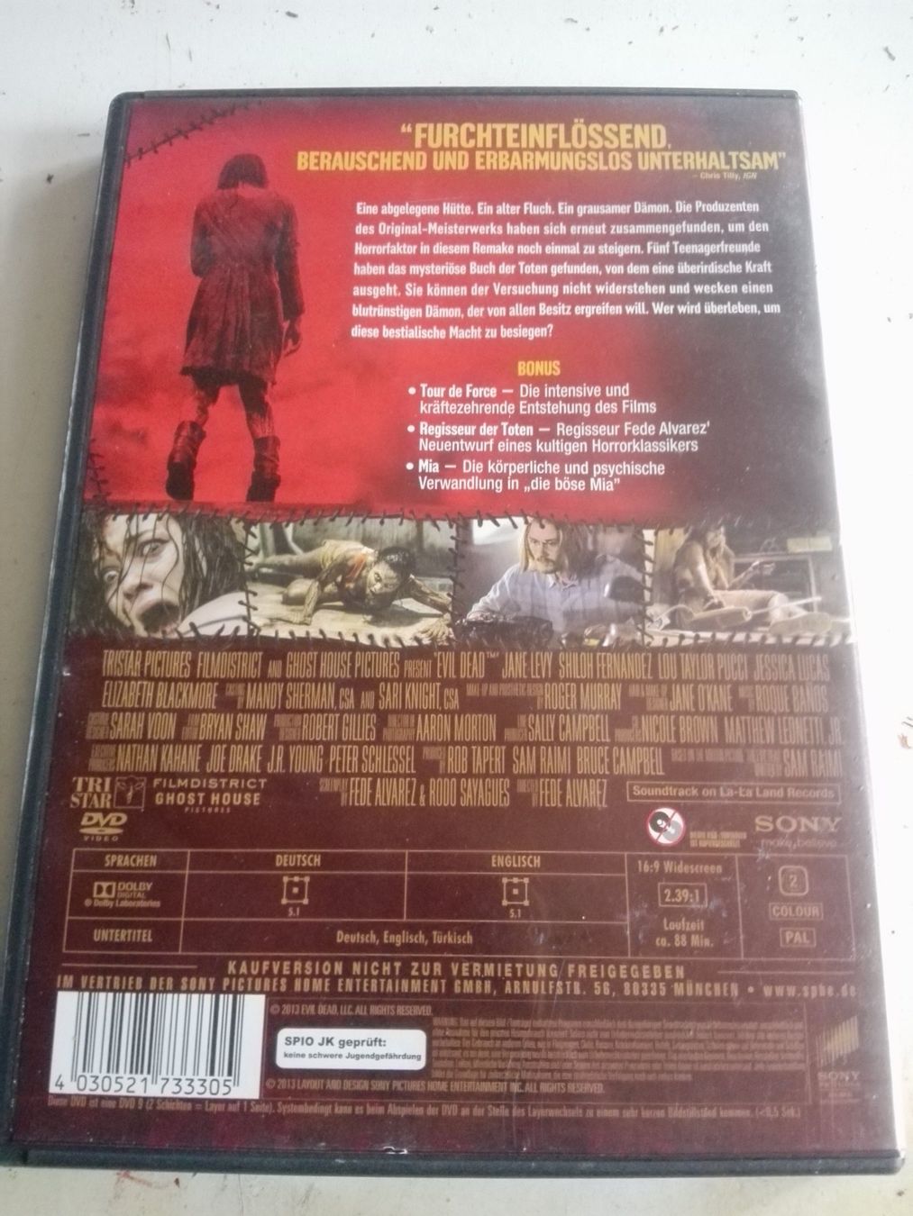 Tous les DVDs: Evil Dead   (Deutsch & Englisch) – D'occasion à St.Gallen par elk_z7hw 3