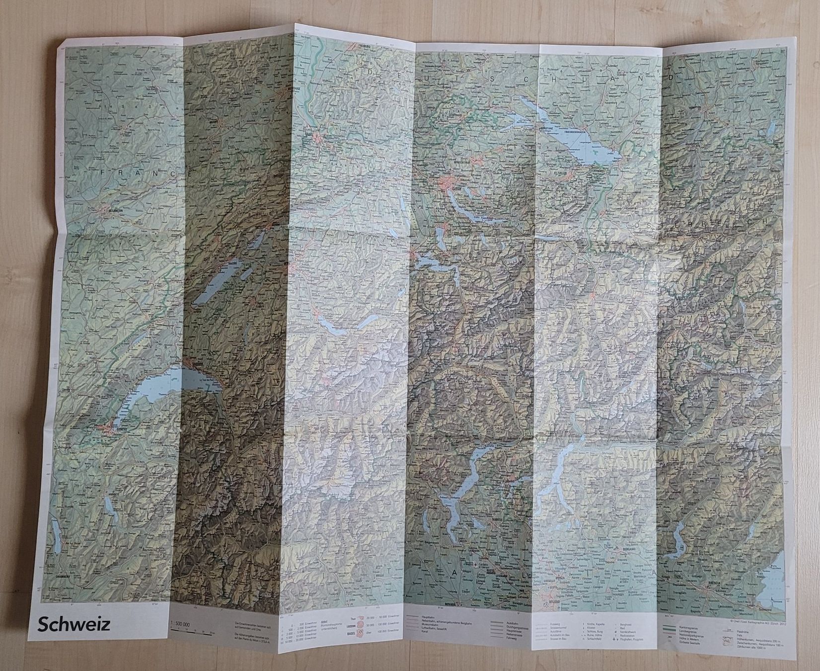 Cartine & Atlanti: SCHULKARTE SCHWEIZ – Usato da Neftenbach venduto da Mador6 2