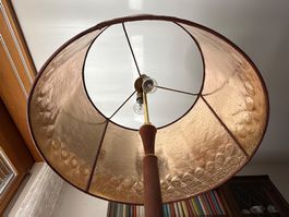 Stehlampe 70er Jahre Messing Retro