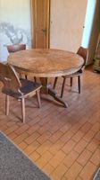 Runder Tisch Nussbaum, Antik Stil - Vintage!