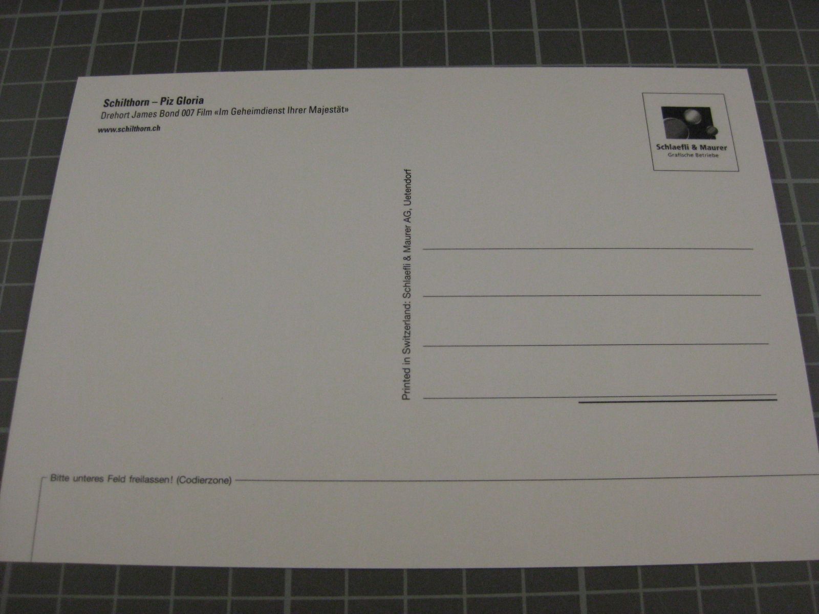 Cartoline postali: AK Schilthorn mit Luftseilbahn – Usato da Malters venduto da Marosko 1