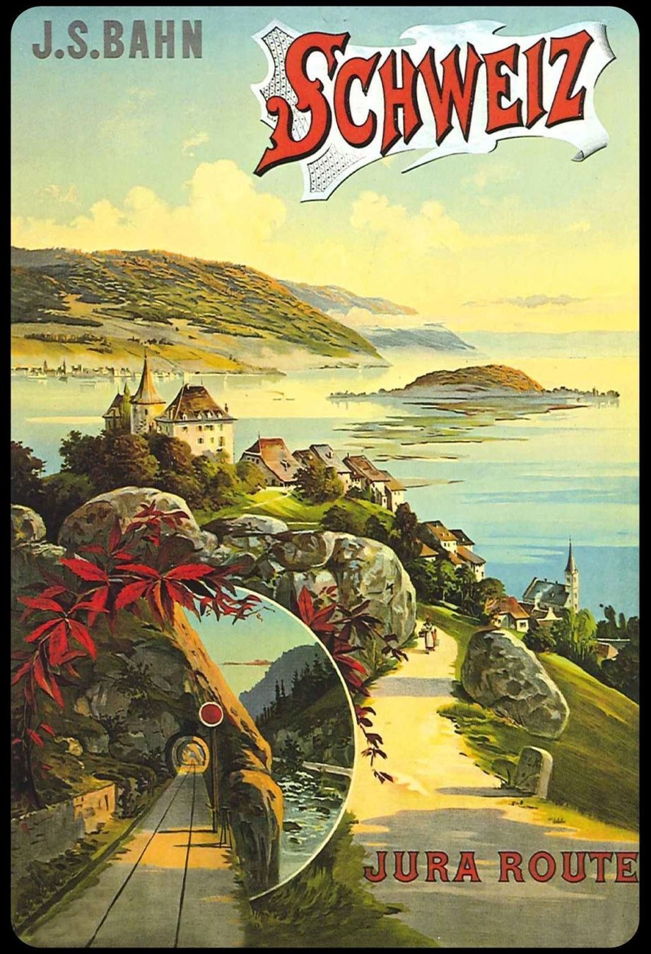 Schilder: Blechschild-JURA ROUTE-SCHWEIZ – Neu und originalverpackt aus Rupperswil von big-one-sale